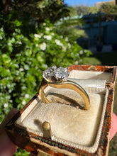 Load image into Gallery viewer, Vintage Two-Stone Diamond Ring in 18ct Gold