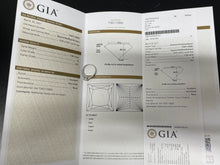 Load image into Gallery viewer, Square Cut Solitaire Diamond Ring in Platinum