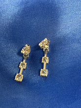 Load image into Gallery viewer, Diamond Drop Earrings in 18ct White Gold