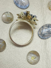 Load image into Gallery viewer, 1960’s Sapphire and Diamond Ring Set in 18ct Yellow Gold