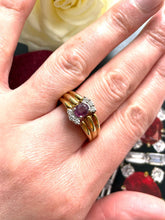 Load image into Gallery viewer, Ruby and Diamond Ring Set in 18ct Yellow Gold