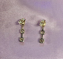 Load image into Gallery viewer, Diamond Drop Earrings in 18ct White Gold