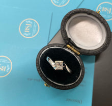 Load image into Gallery viewer, Princess Cut Diamond Set in 18ct White Gold