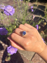 Load image into Gallery viewer, Art Deco Style Sapphire & Diamond Ring