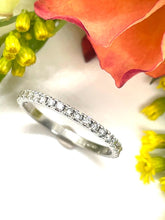 Load image into Gallery viewer, Stunning 3/4 Eternity Ring Set in Platinum
