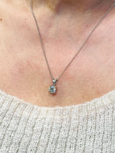 Load image into Gallery viewer, 1.07ct Diamond Solitaire Pendant with 18ct White Gold Chain