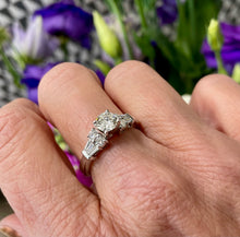 Load image into Gallery viewer, Diamond Solitaire Ring in 14ct White Gold