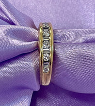 Load image into Gallery viewer, Channel Set Diamond Ring in 18ct Yellow Gold
