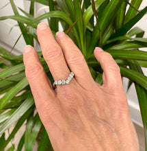 Load image into Gallery viewer, Wishbone Diamond Ring in 18ct White Gold