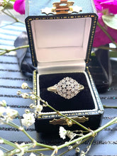 Load image into Gallery viewer, Diamond Cluster Ring Set in 9ct Yellow Gold