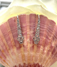 Load image into Gallery viewer, Beautiful Diamond Drop Earrings Set in Platinum