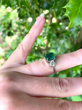 Load image into Gallery viewer, Stunning Emerald and Diamond Ring