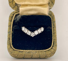 Load image into Gallery viewer, Wishbone Diamond Ring in 18ct White Gold