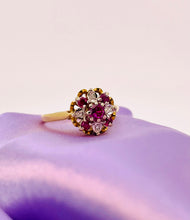 Load image into Gallery viewer, Ruby and Diamond Ring in 18ct Yellow Gold