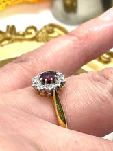 Load image into Gallery viewer, Ruby and Diamond Ring Set in 18ct Yellow Gold