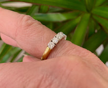 Load image into Gallery viewer, 7 Stone Diamond Ring in 18ct Yellow Gold