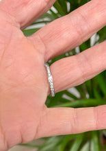 Load image into Gallery viewer, Full Eternity Ring in Platinum