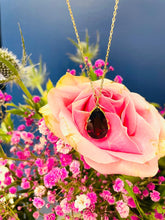 Load image into Gallery viewer, Garnet Pendant Set in 9ct Yellow Gold