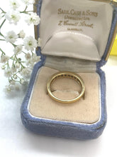 Load image into Gallery viewer, Princess Cut Half Eternity Diamond Ring Set in 18ct Yellow Gold