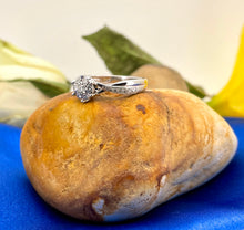 Load image into Gallery viewer, Bypass Diamond Ring in 18ct White Gold