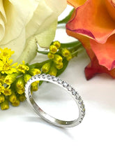 Load image into Gallery viewer, Stunning 3/4 Eternity Ring Set in Platinum