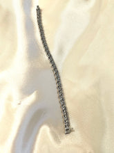 Load image into Gallery viewer, Exceptional and Unique Blue Sapphire and Diamond Bracelet Set in 18ct White Gold