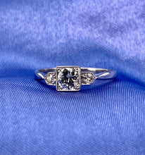 Load image into Gallery viewer, Three Stone Diamond Ring Set in 18ct White Gold