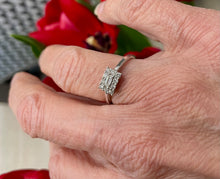 Load image into Gallery viewer, Diamond Cluster Ring in 18ct White Gold