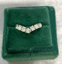 Load image into Gallery viewer, Wishbone Diamond Ring in 18ct White Gold