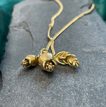 Load image into Gallery viewer, Heather Pendant with Diamonds in 18ct Yellow Gold