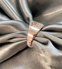 Load image into Gallery viewer, Champagne and White Diamond Ring in 14ct White Gold