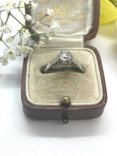 Load image into Gallery viewer, Art Deco Diamond Ring Set in Platinum