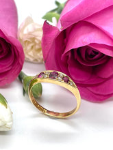 Load image into Gallery viewer, Gorgeous Ruby Gypsy Ring Set in 18ct Yellow Gold