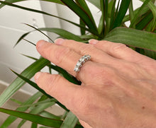 Load image into Gallery viewer, Five Stone Diamond Ring in Platinum