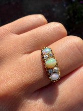 Load image into Gallery viewer, Diamond and Opal Ring in 18ct Gold