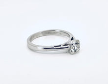 Load image into Gallery viewer, Solitaire Diamond Ring in 18ct White Gold