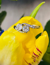 Load image into Gallery viewer, Crossover Diamond Ring in 18ct Yellow Gold