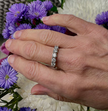 Load image into Gallery viewer, Five Stone Diamond Ring in Platinum