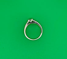 Load image into Gallery viewer, Diamond Solitaire with Fancy Shank in 18ct White Gold