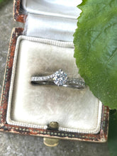 Load image into Gallery viewer, Diamond Ring Set in 18ct White Gold