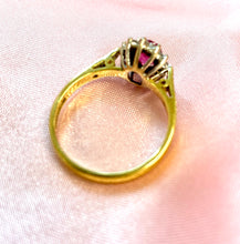 Load image into Gallery viewer, Superb Ruby and Diamond Ring Set in 18ct Yellow Gold