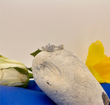 Load image into Gallery viewer, Bypass Diamond Ring in 18ct White Gold