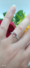 Load image into Gallery viewer, Pretty Pink Tourmaline and Diamond Ring