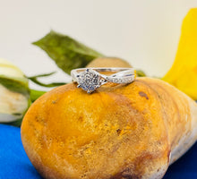 Load image into Gallery viewer, Bypass Diamond Ring in 18ct White Gold