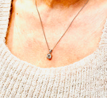 Load image into Gallery viewer, 1.07ct Diamond Solitaire Pendant with 18ct White Gold Chain