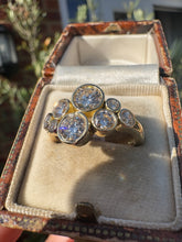 Load image into Gallery viewer, 18ct Gold Diamond Bubble Ring