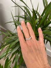 Load image into Gallery viewer, Wishbone Diamond Ring in 18ct White Gold