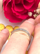 Load image into Gallery viewer, Platinum Half Eternity Ring