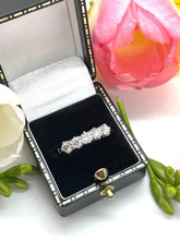 Load image into Gallery viewer, 5 Stone Diamond Ring Set in Platinum