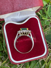 Load image into Gallery viewer, Preloved Emerald and Diamond Ring